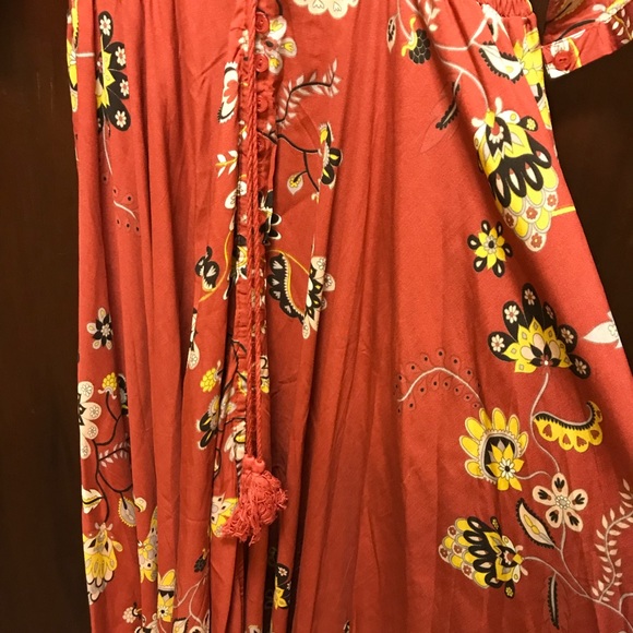 NWT LF Jaase Indiana Maxi Boho floral dress - Picture 6 of 8